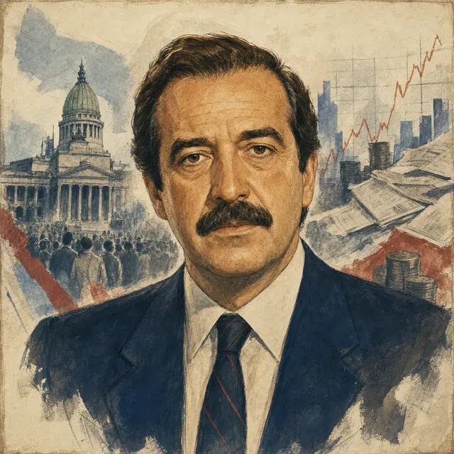 Retrato lúdico de Alfonsín austral